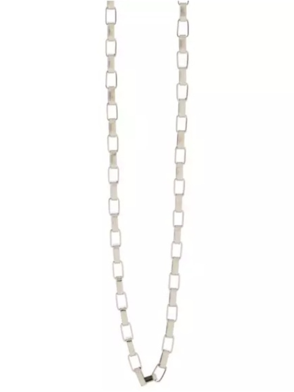 New 16” Metal Gallery Round Link Bracelet